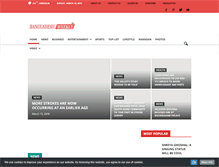 Tablet Screenshot of bangladeshweekly.com